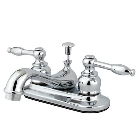 Kingston Brass 4" Centerset Bathroom Faucet, Chrome KB601KL